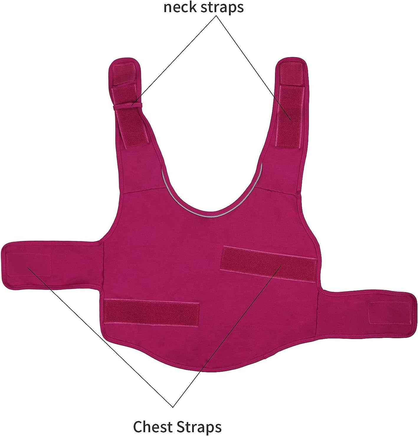 Soft breathable fabric of SnuggleWags dog anxiety wrap
